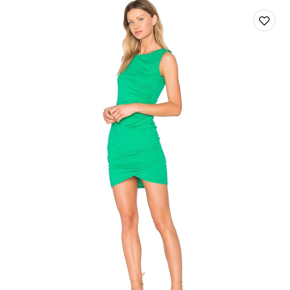 Revolve- Bobi Green Mini Dress